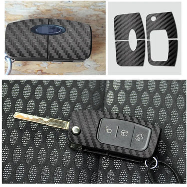 Carbon Fiber Key Sticker And Decal Cover Case